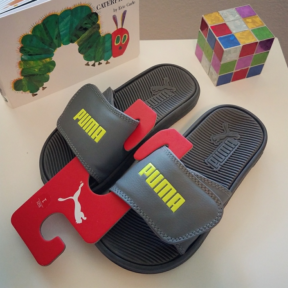 Boys Puma Velcro Sandals